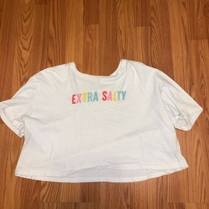 “extra salty” aeropostale oversized tee